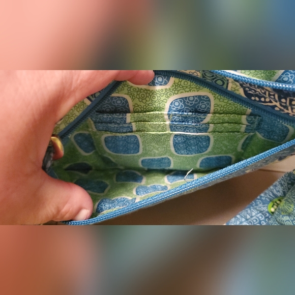 Vera Bradley Doodle Daisy Purse Retired Pattern EUC - Picture 5 of 8